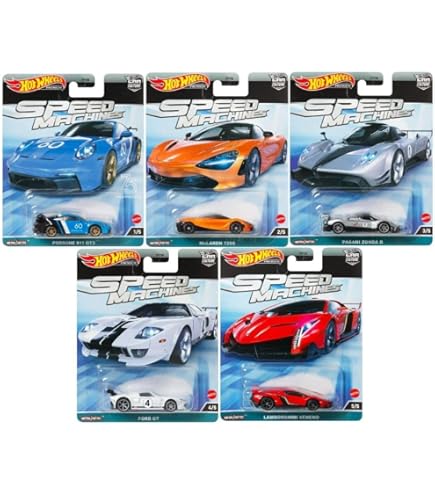 Amazon.com: Hot Wheels 1:64 Car Culture 2018 Euro Speed - Set of 5